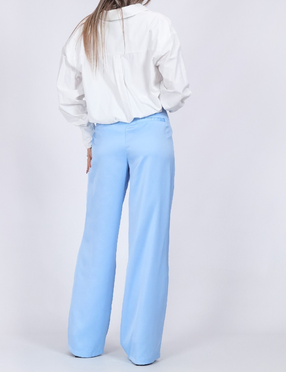 Pantaloni Pieces, albastru - 1 | YEO