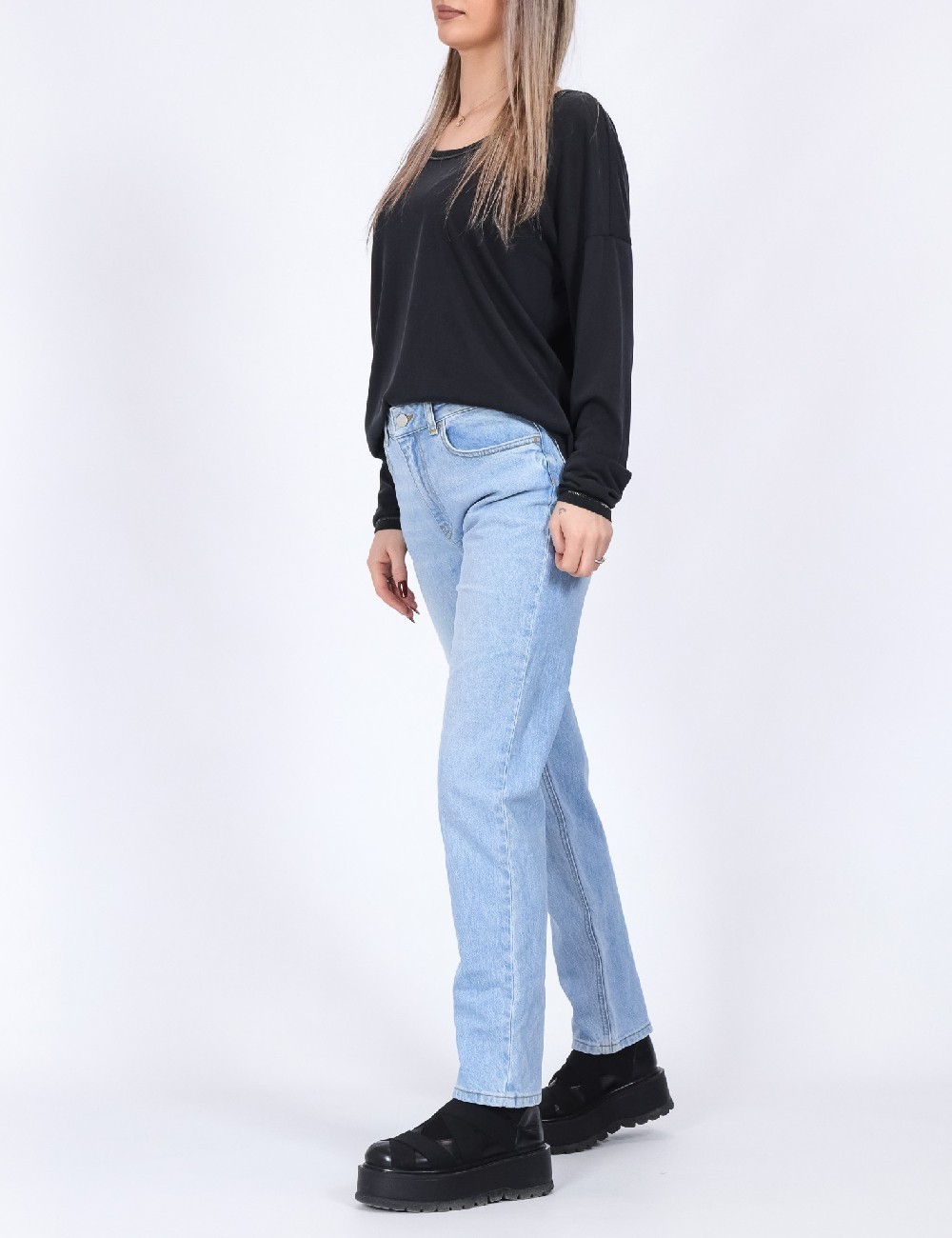 Blugi Vero Moda, albastru - 1 | YEO