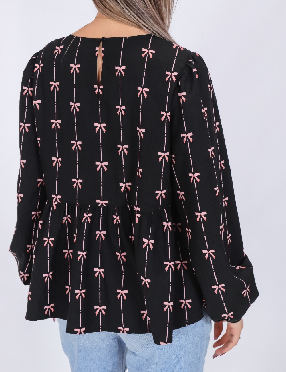 Bluza Pieces, negru - 1 | YEO