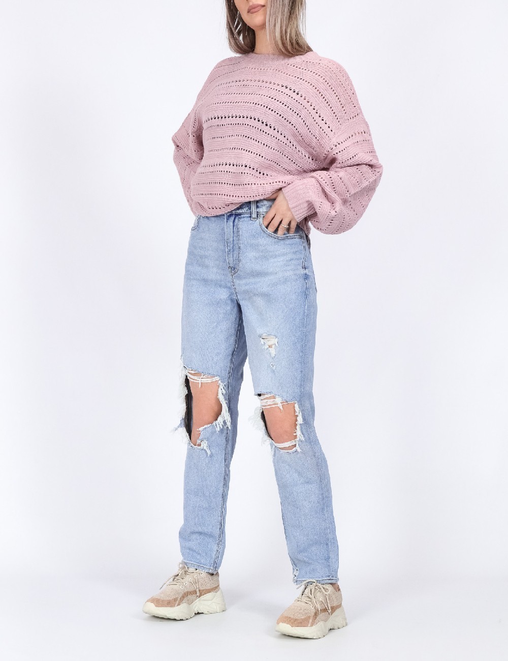 Blugi American Eagle, bleu - 1 | YEO