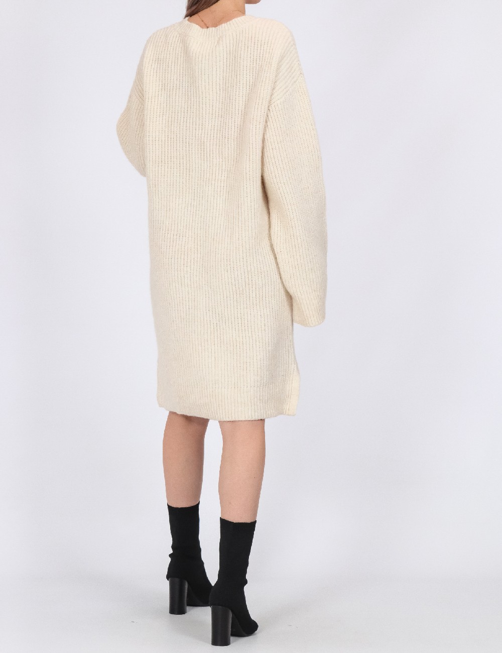 Rochie scurta Pieces, ecru - 1 | YEO
