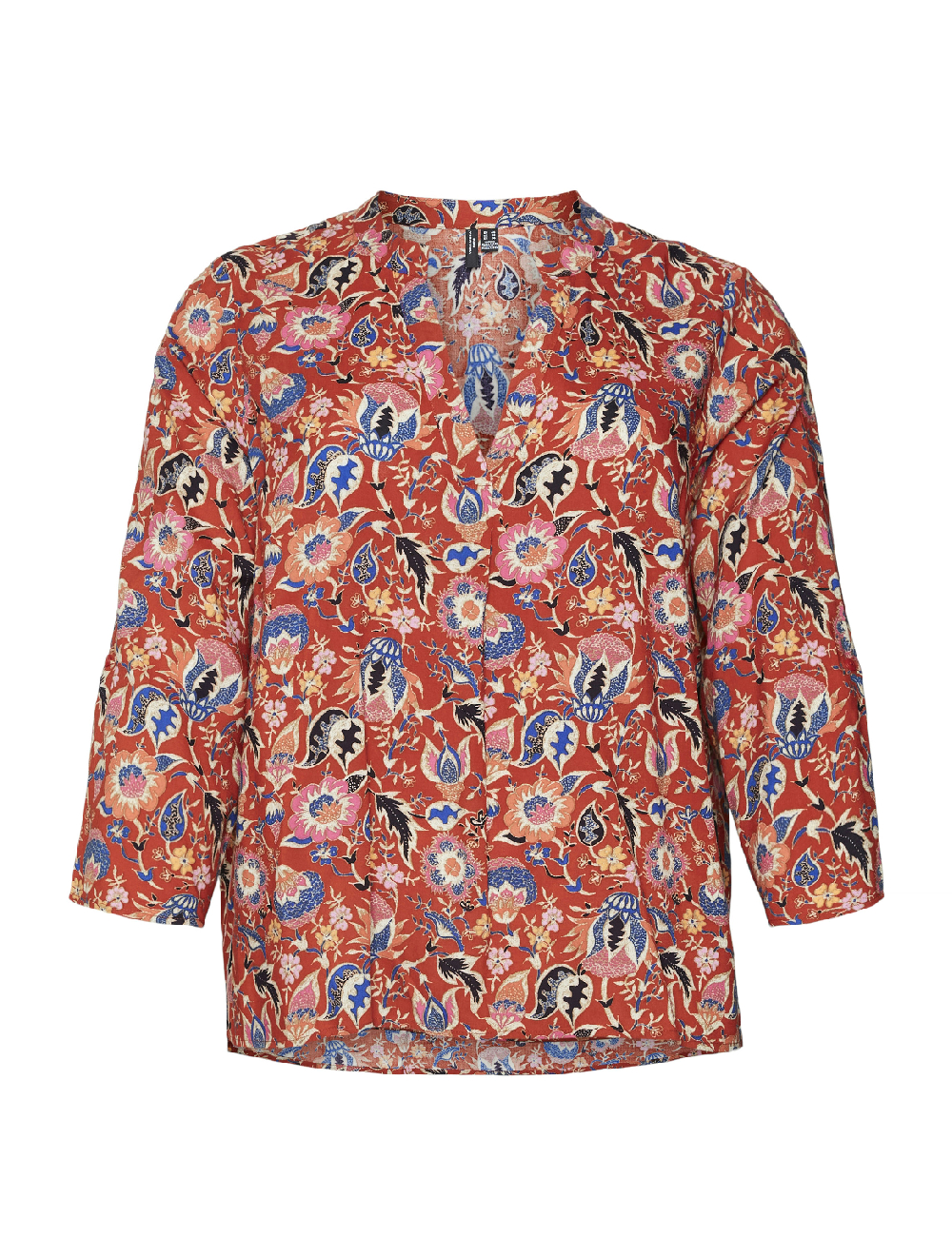 Bluza Vero Moda Curve, rosu
