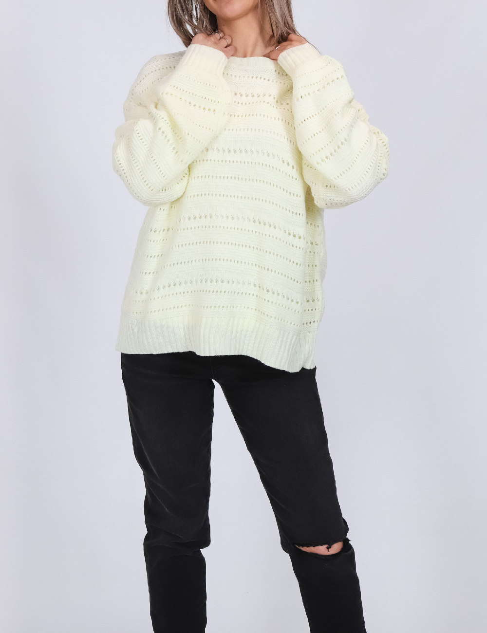 Bluza Pieces, galben