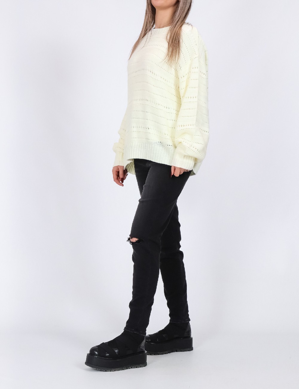 Bluza Pieces, galben - 1 | YEO