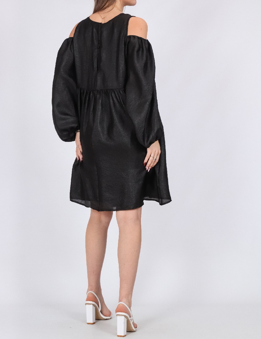 Rochie scurta Pieces, negru - 1 | YEO