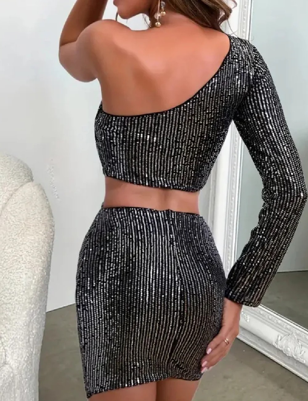 Rochie scurta SHEIN, negru - 1 | YEO