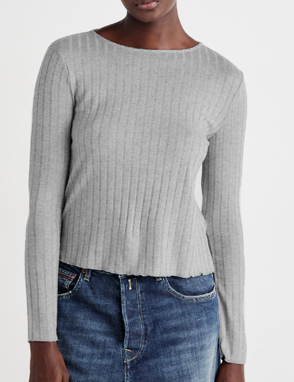 Bluza Pieces, gri