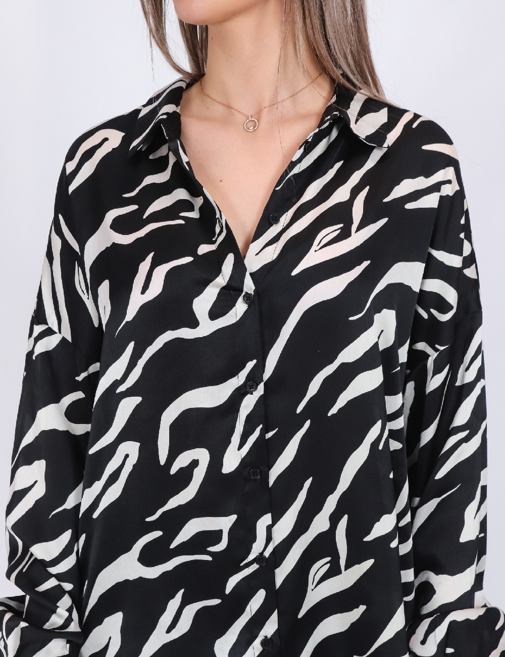 Camasa Pieces, negru - 1 | YEO