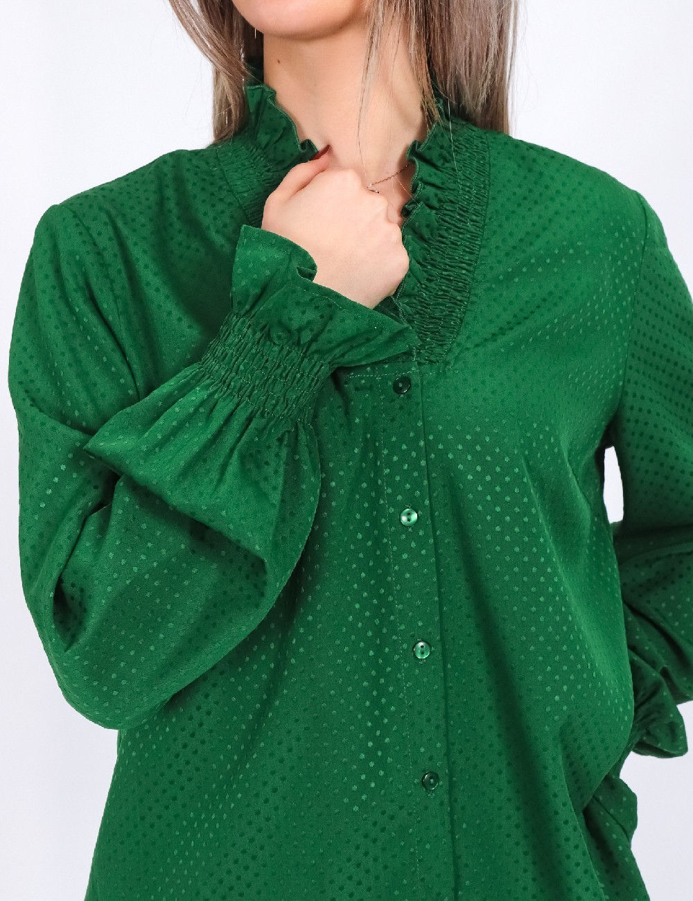 Camasa Pieces, verde - 1 | YEO