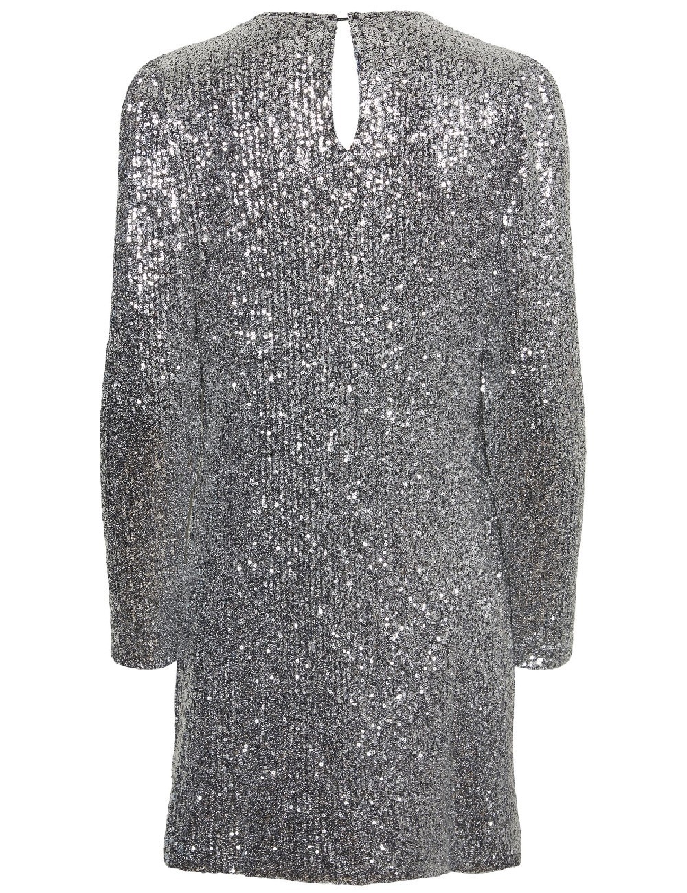 Rochie scurta Pieces, argintiu - 1 | YEO