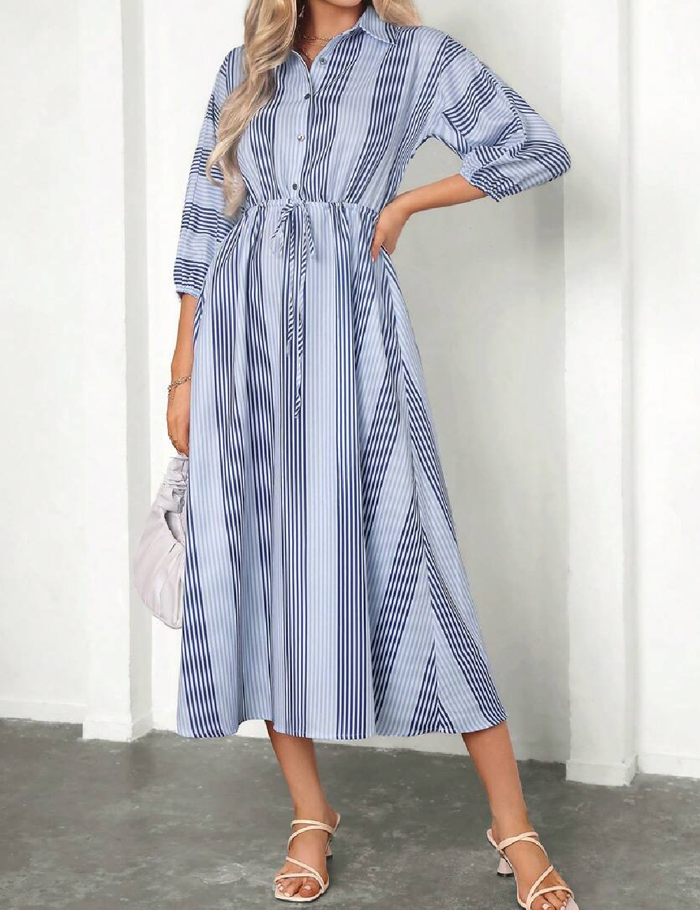 Rochie medie SHEIN, albastru
