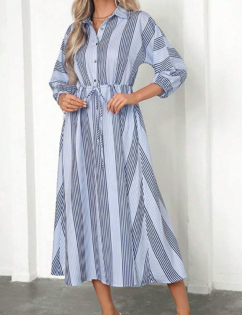 Rochie medie SHEIN, albastru - 1 | YEO