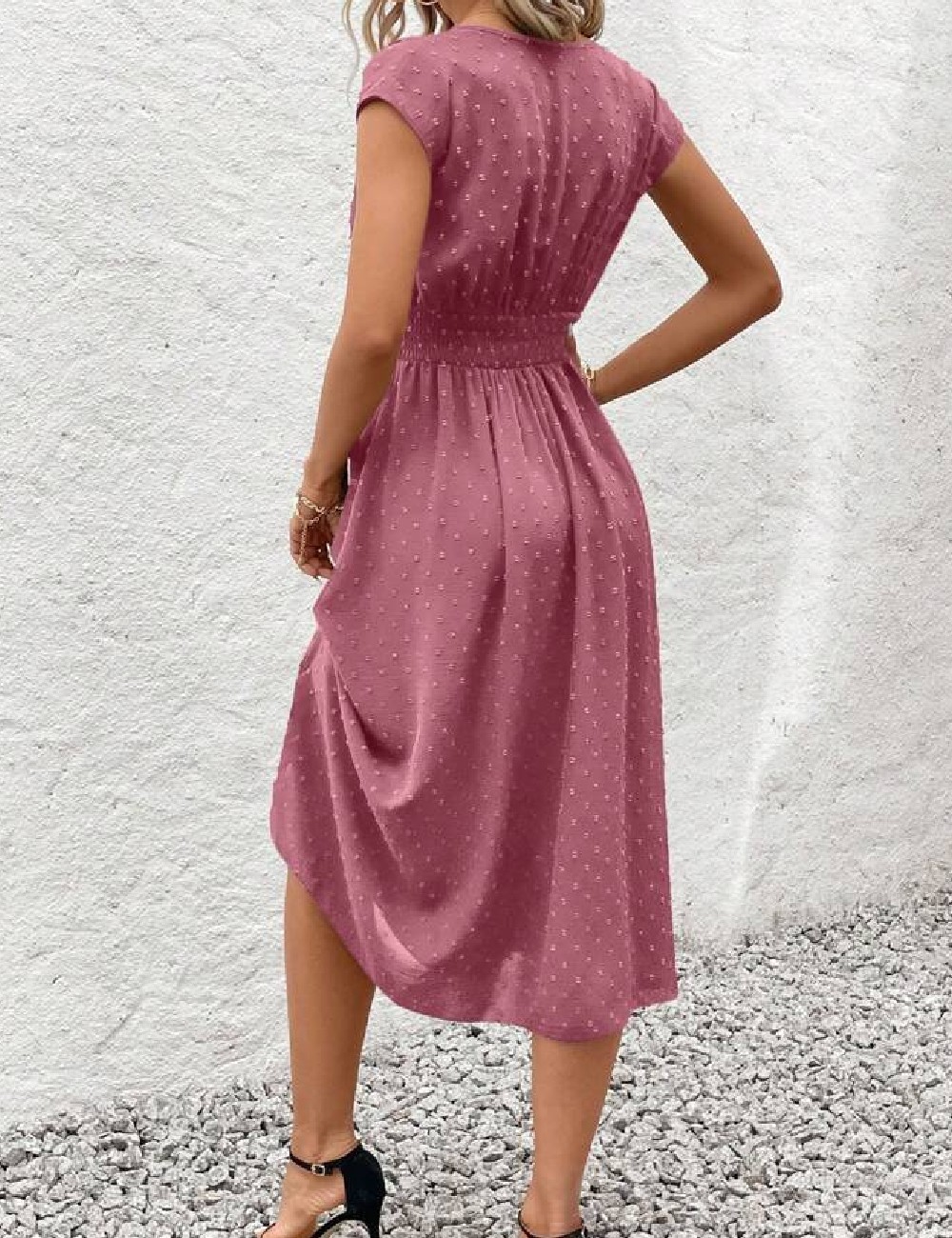 Rochie medie SHEIN, roz - 1 | YEO