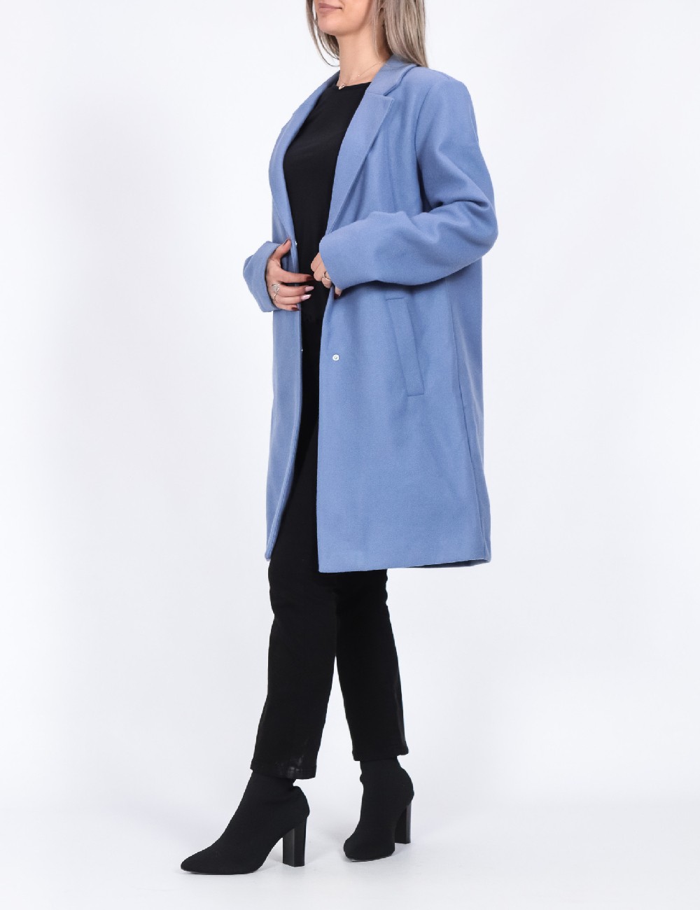 Palton Vero Moda, albastru - 1 | YEO