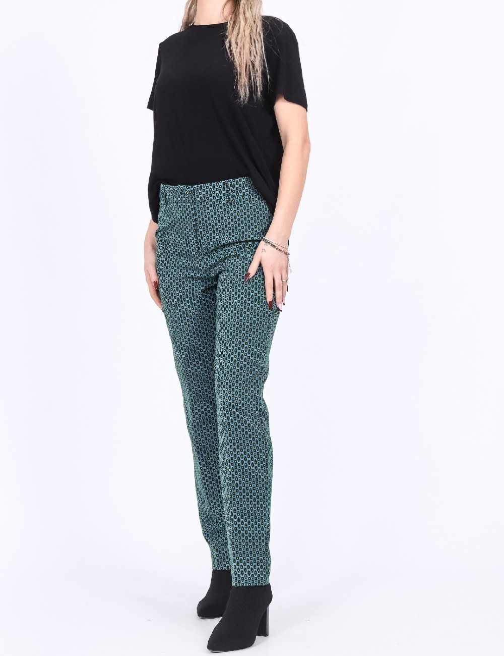 Pantaloni Oltre, verde - 1 | YEO