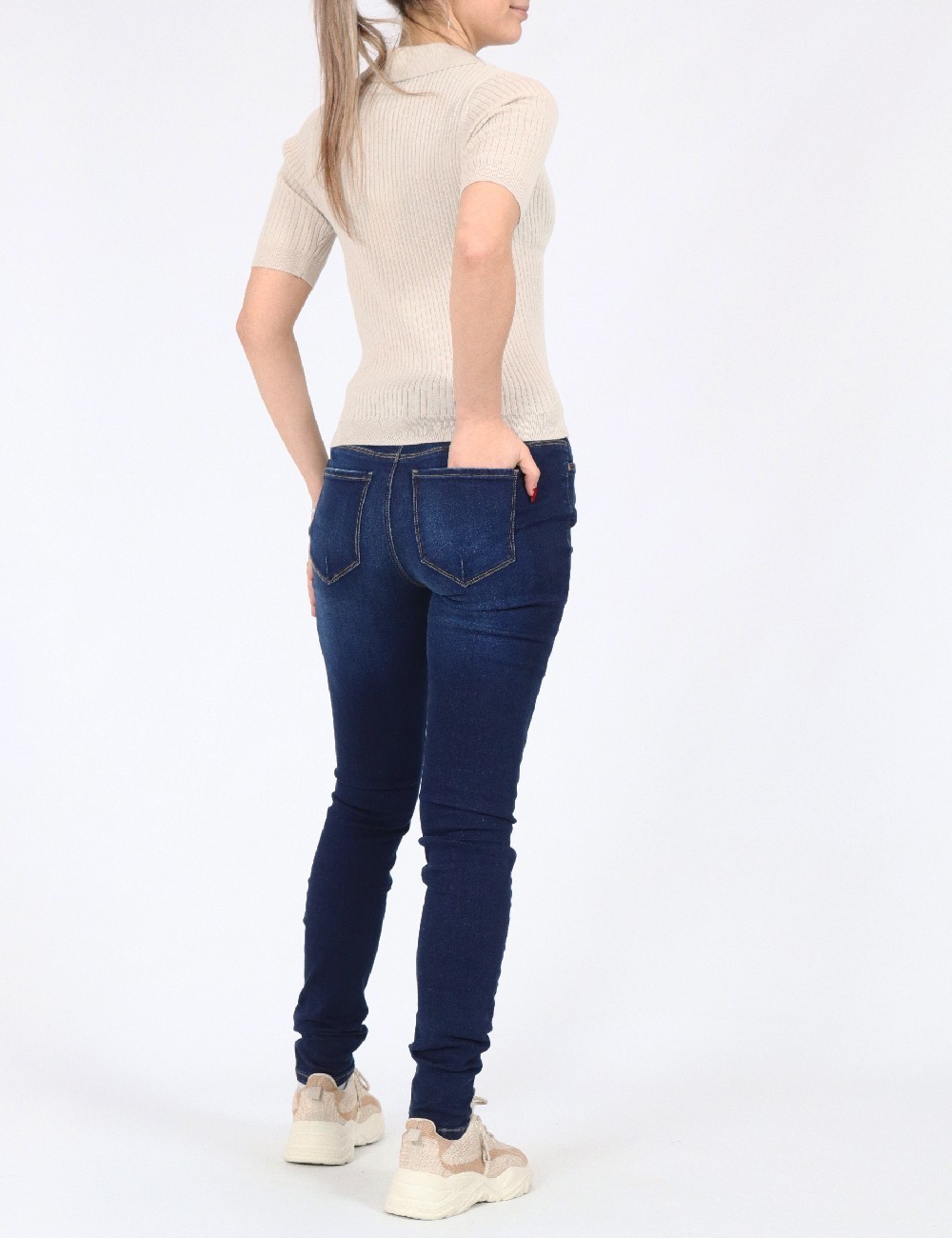 Blugi Noisy May, bleumarin - 1 | YEO