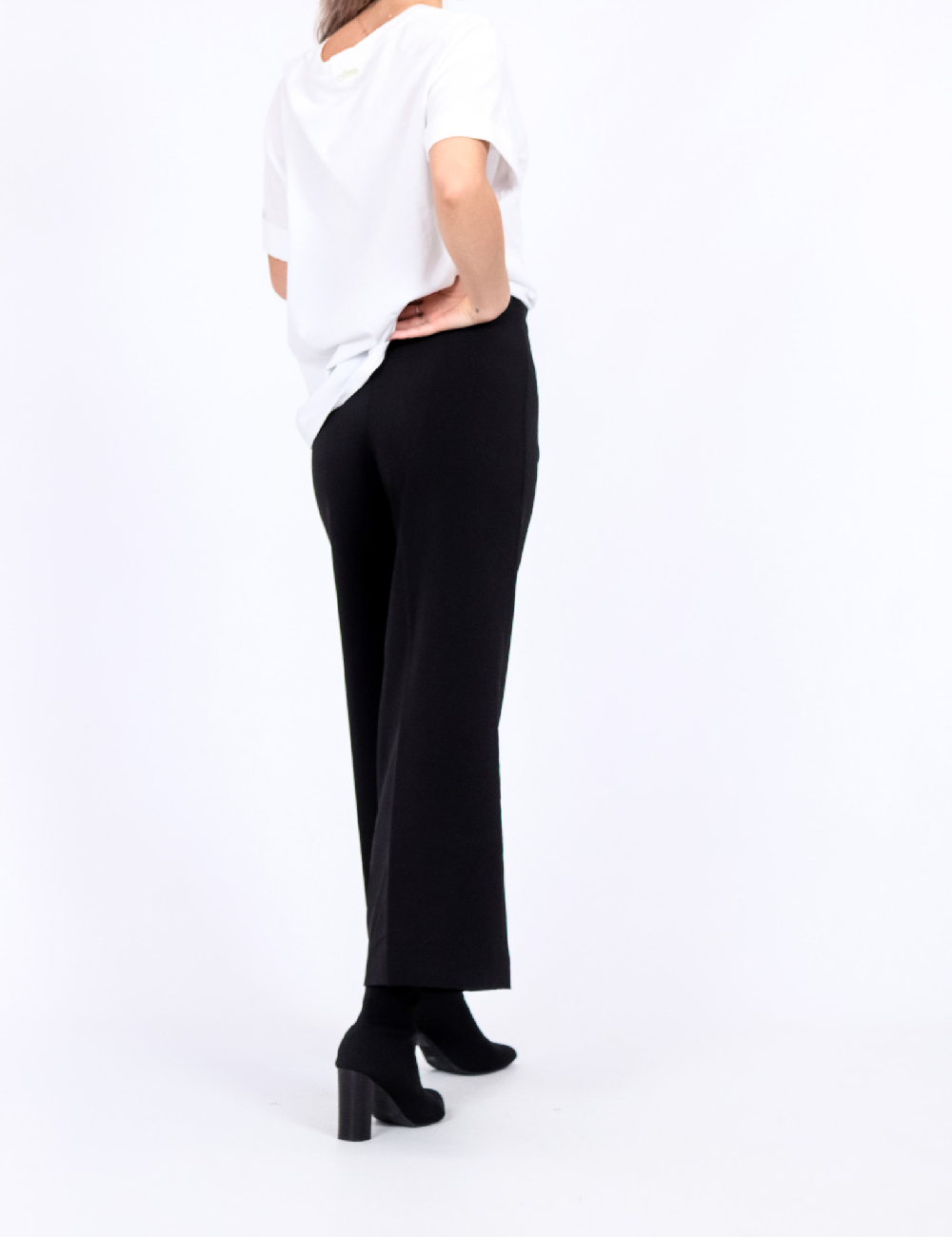 Pantaloni Motivi, negru - 1 | YEO