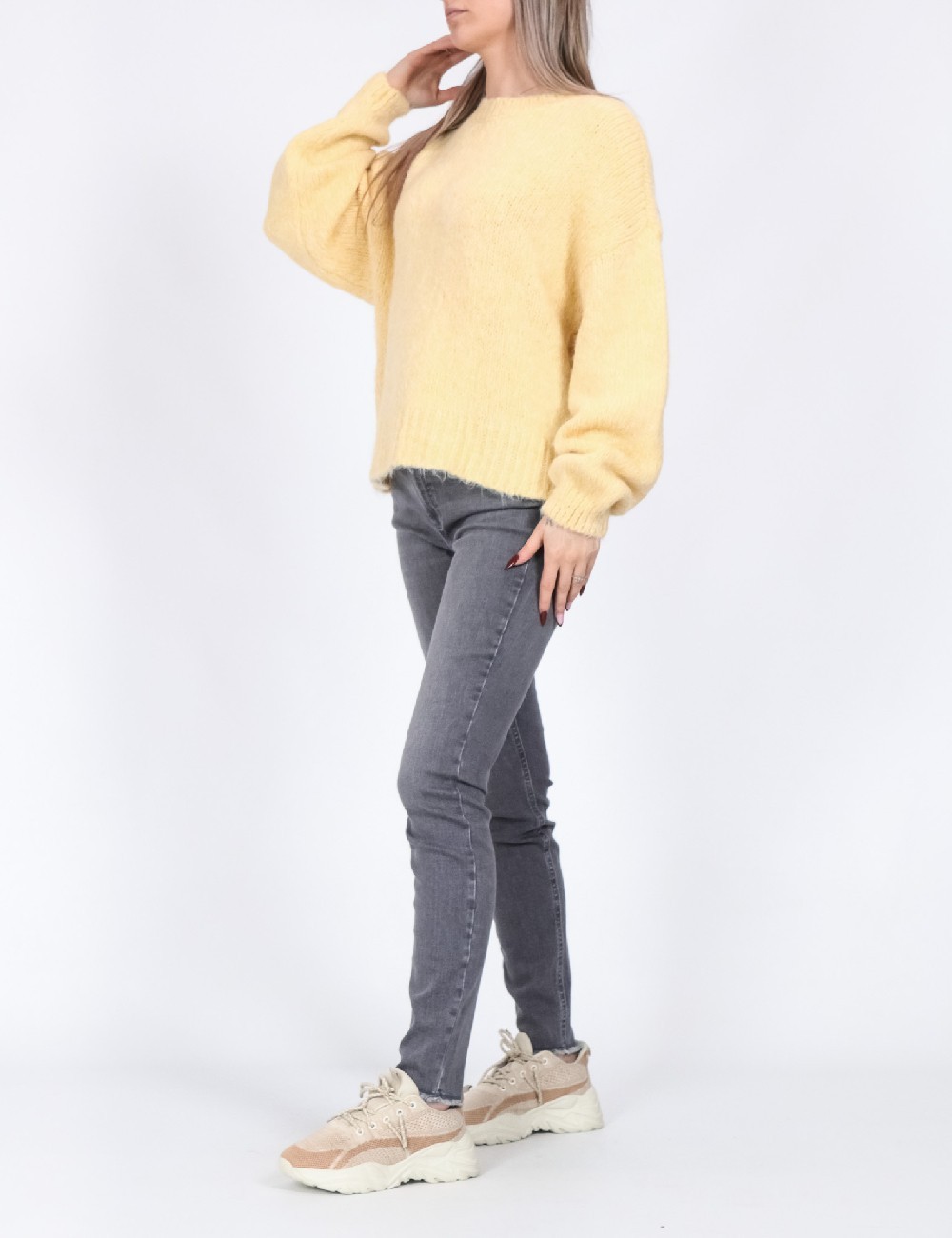 Pulover Only, galben - 1 | YEO