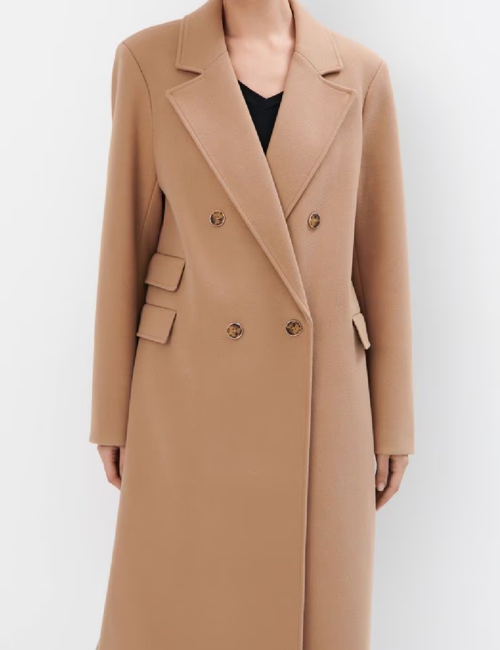 Palton oversize Mohito, maro - 1 | YEO