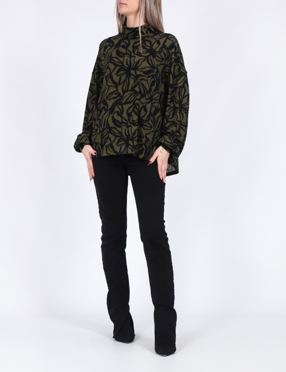 Bluza Only, verde - 1 | YEO