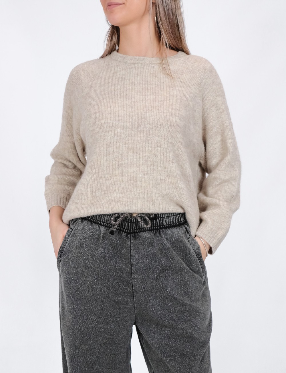 Pantaloni Only, gri - 1 | YEO