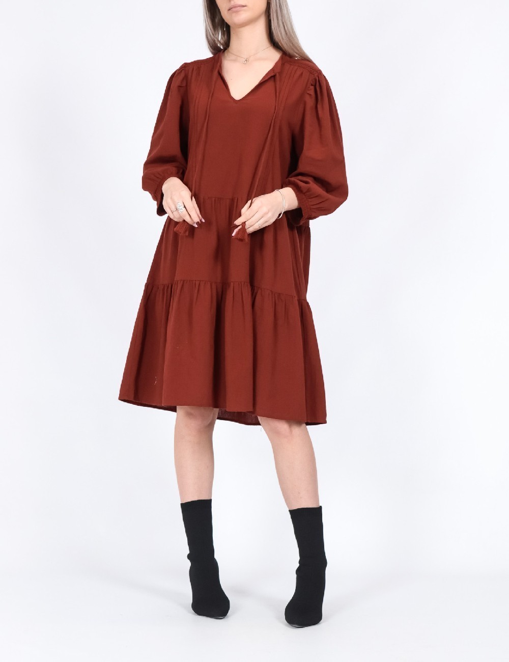 Rochie scurta Vero Moda, maro - 1 | YEO