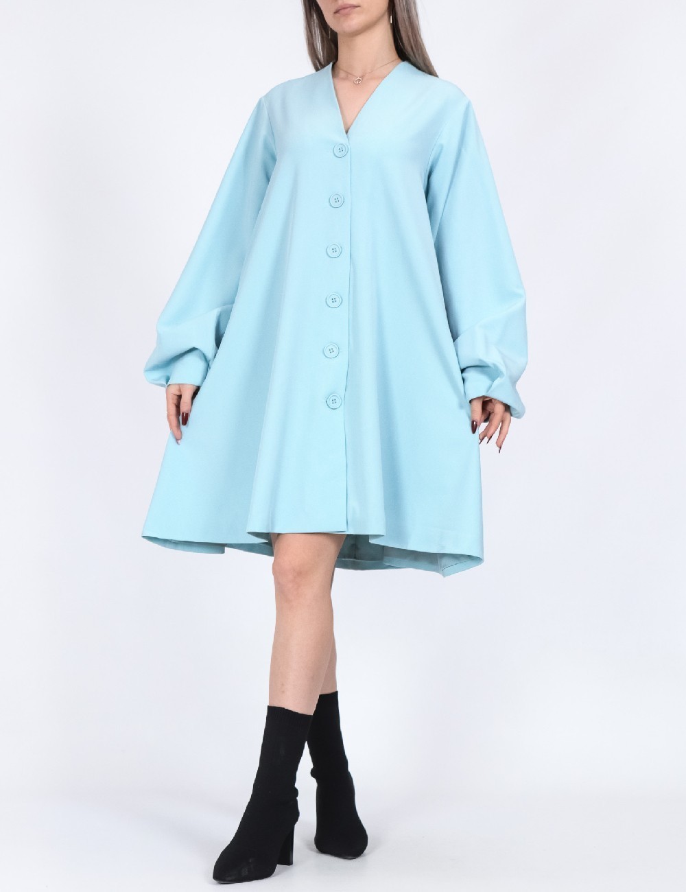 Rochie scurta Vero Moda, bleu - 1 | YEO