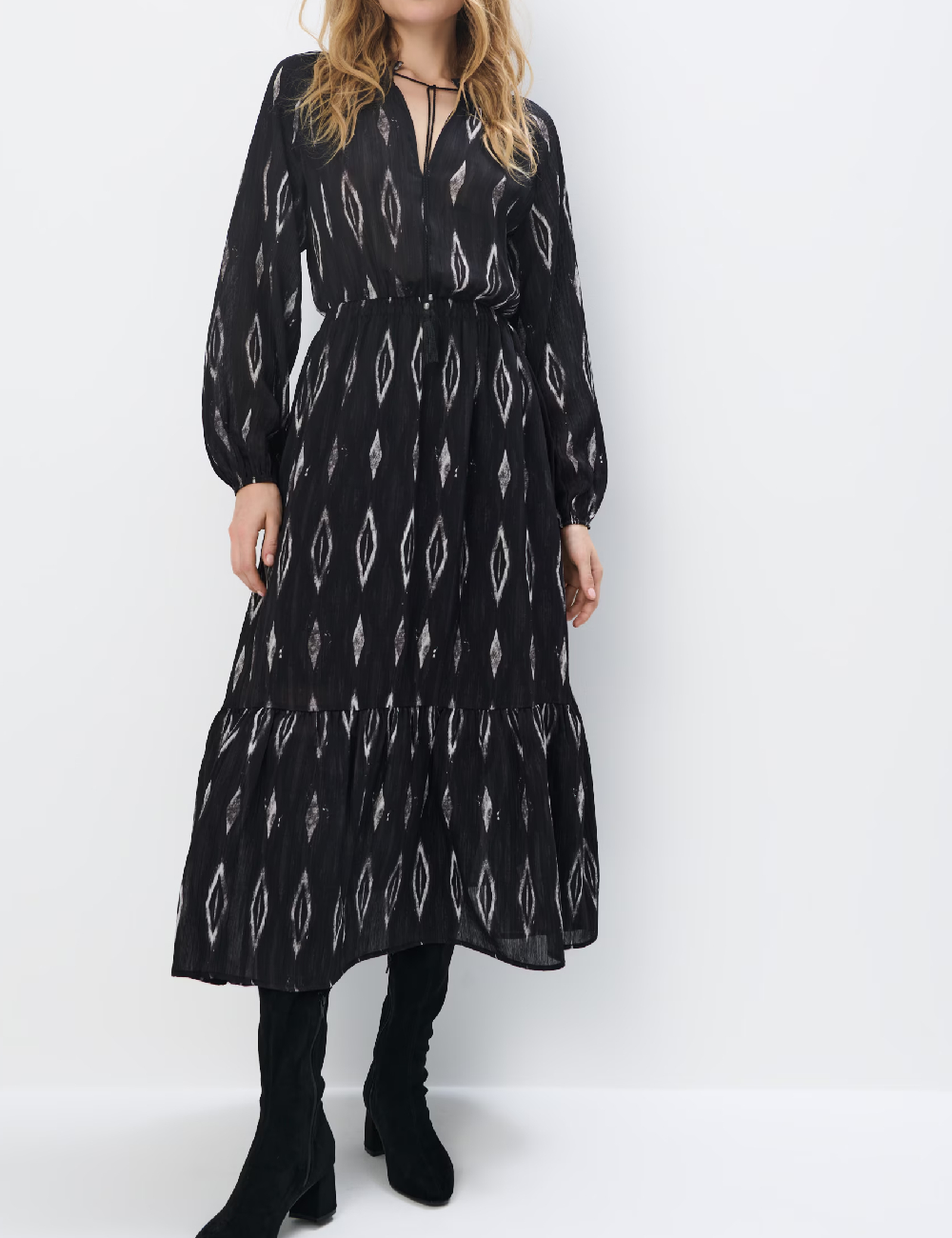 Rochie lunga Mohito, negru