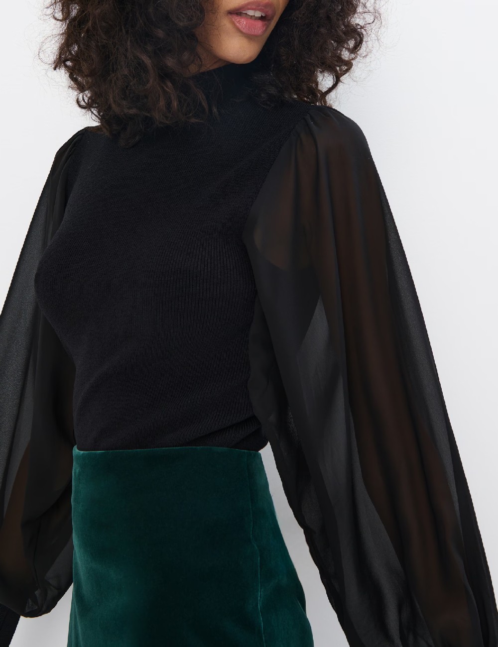 Bluza Mohito, negru - 1 | YEO