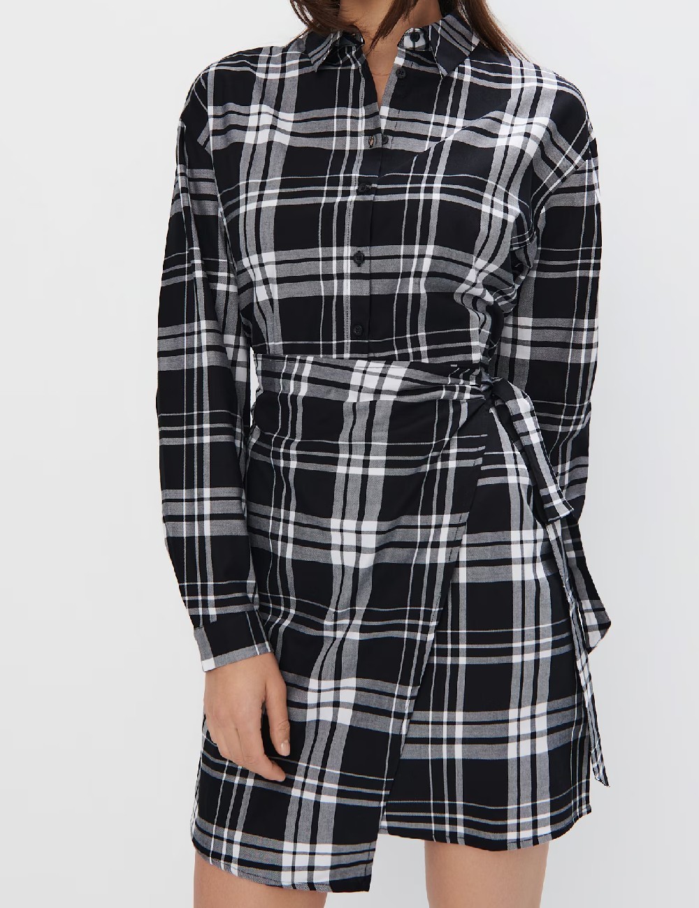 Rochie scurta Mohito, alb/negru - 1 | YEO