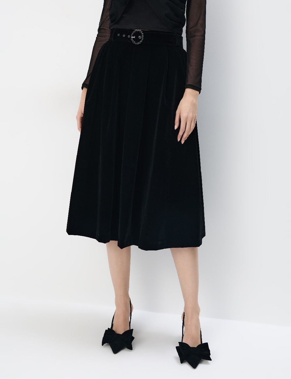 Fusta Mohito, negru - 1 | YEO