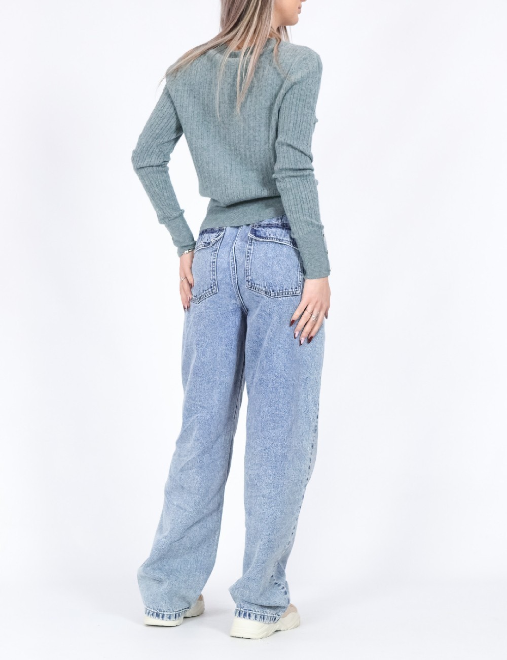 Blugi Vero Moda, albastru - 1 | YEO
