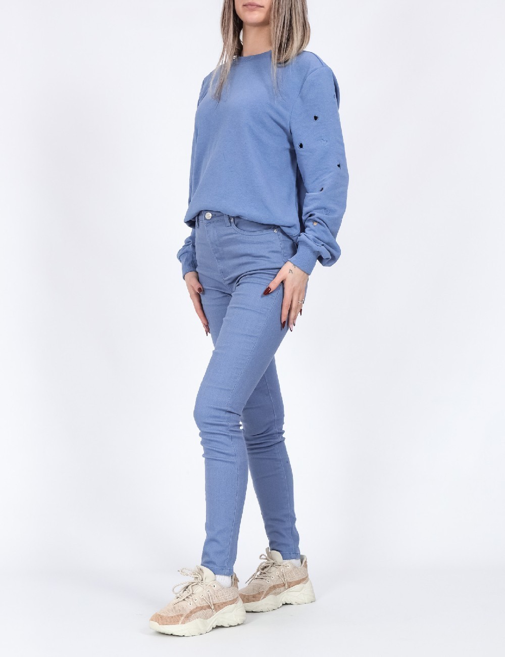 Pantaloni Vero Moda, albastru - 1 | YEO