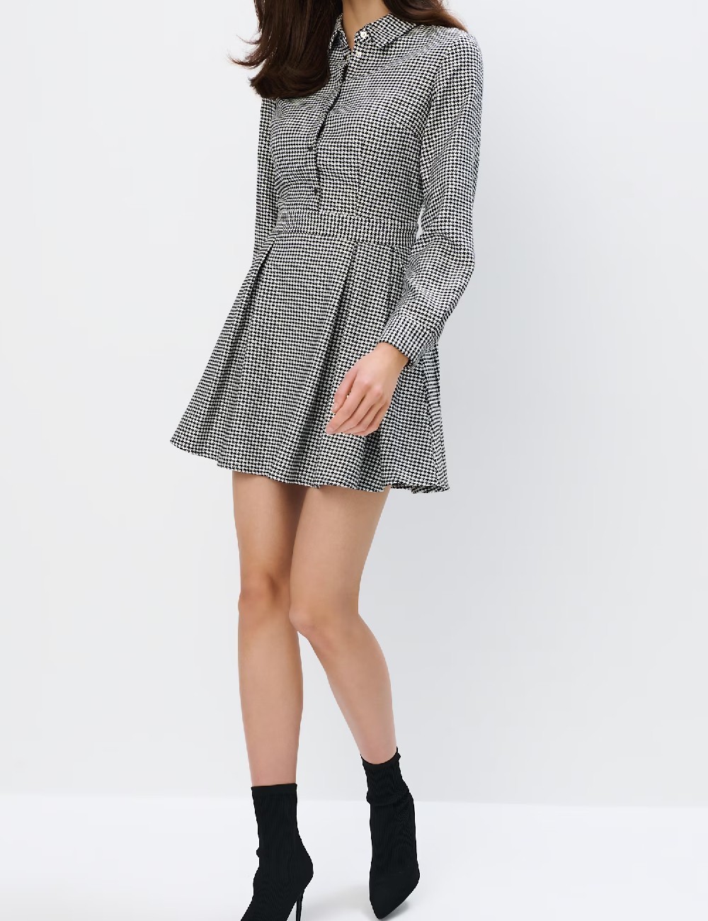 Rochie scurta Mohito, alb/negru - 1 | YEO