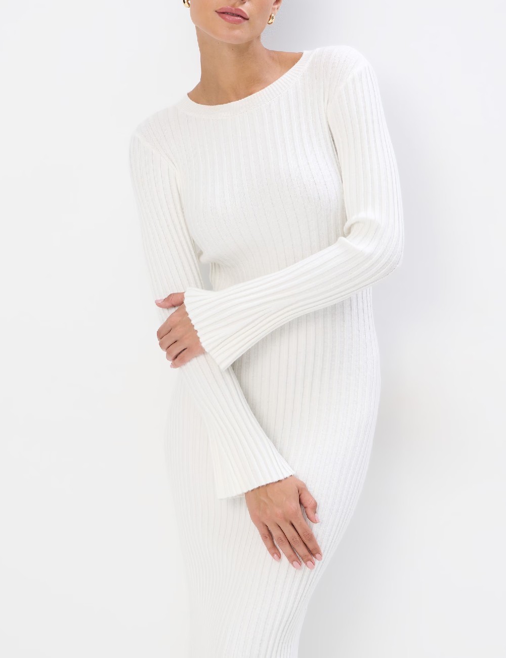 Rochie medie Mohito, alb - 1 | YEO