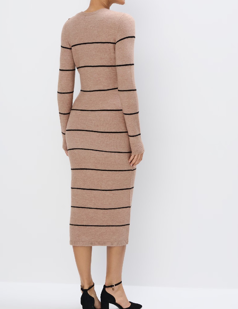 Rochie medie Mohito, maro - 1 | YEO
