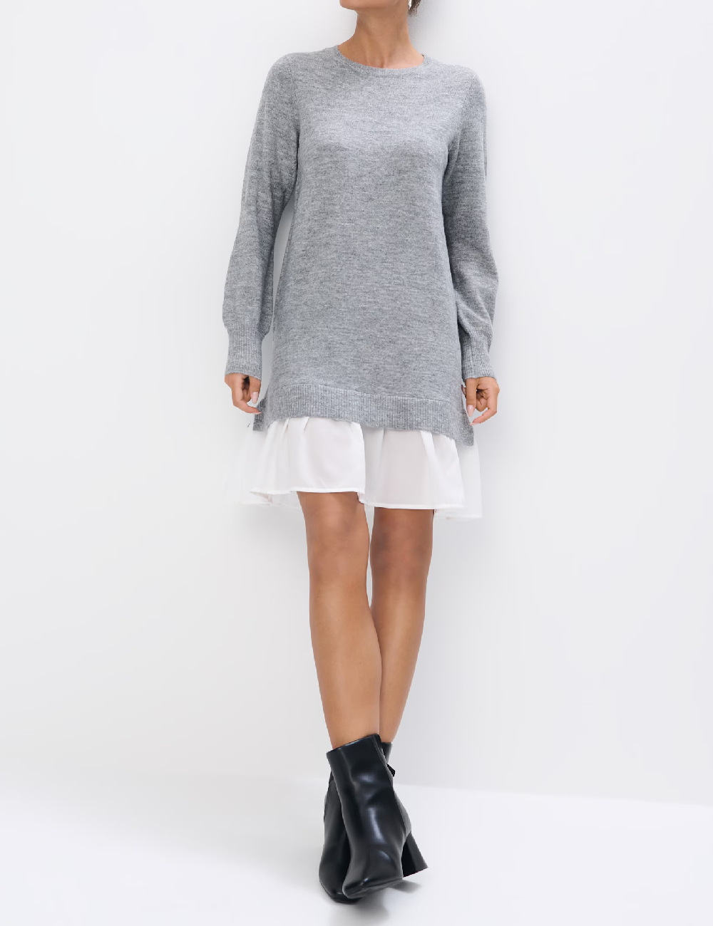 Rochie scurta Mohito, gri