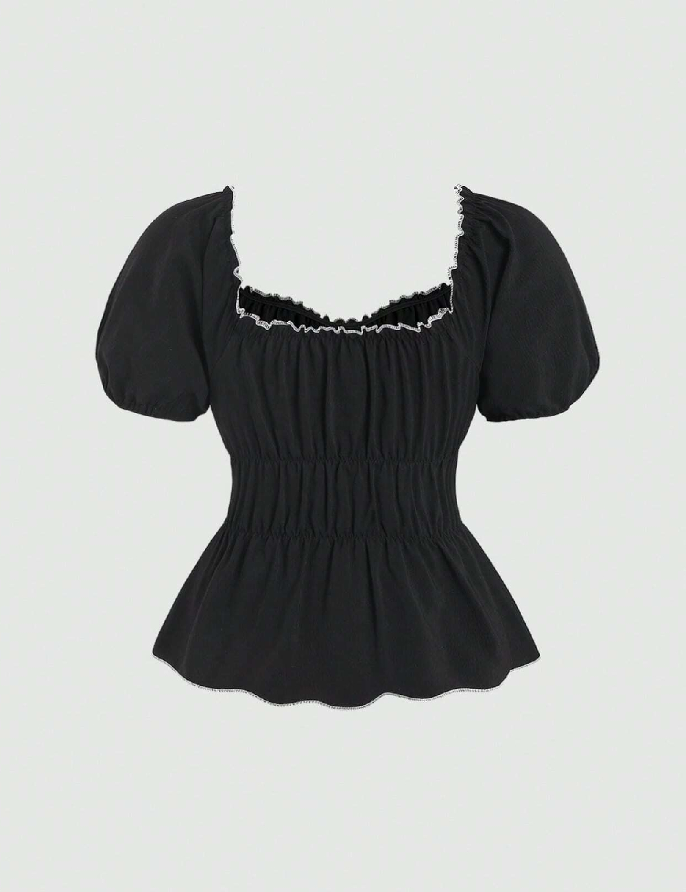 Top SHEIN, negru - 1 | YEO