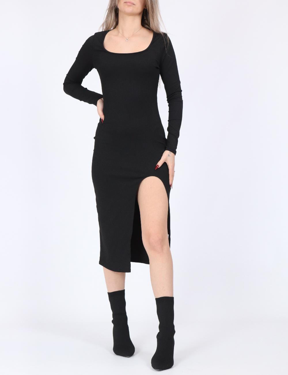 Rochie medie SHEIN, negru