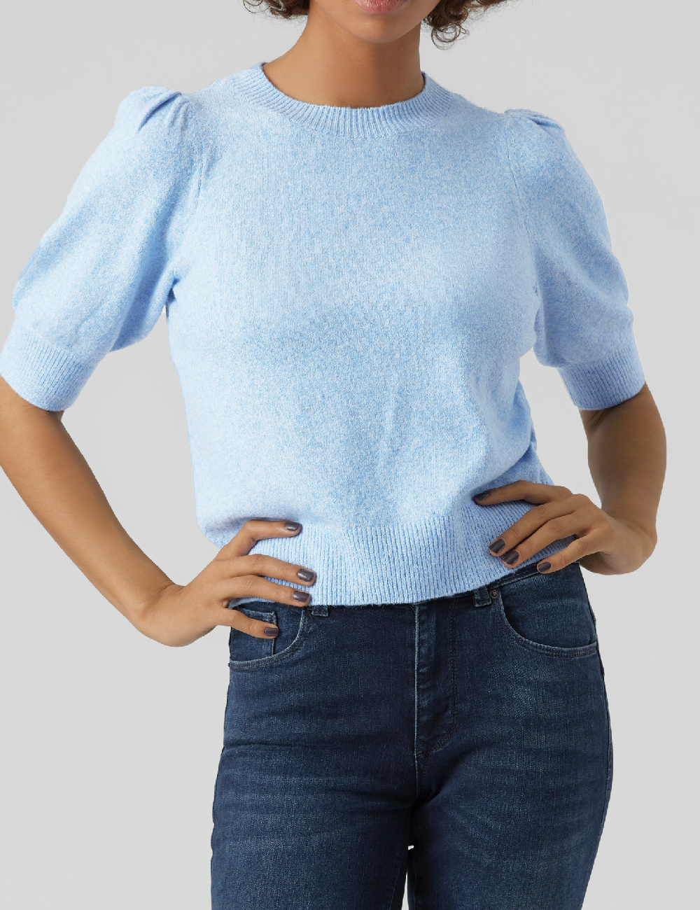 Bluza Vero Moda, bleu