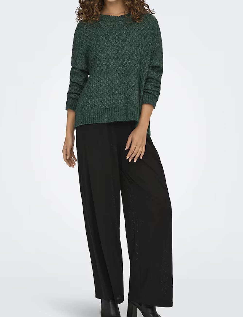Pulover Jacqueline de Yong, verde - 1 | YEO