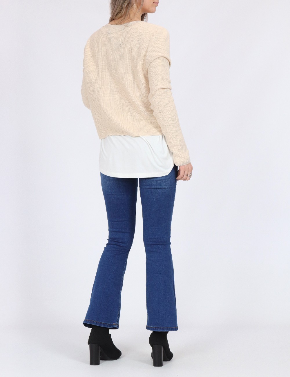 Cardigan Vero Moda, crem - 1 | YEO