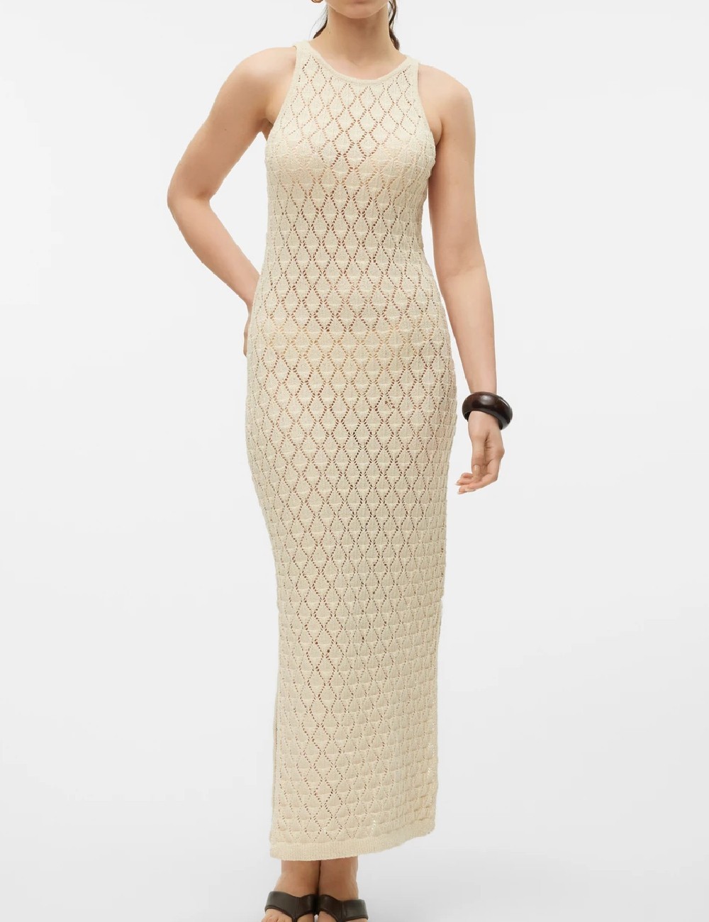 Rochie lunga Vero Moda, crem - 1 | YEO