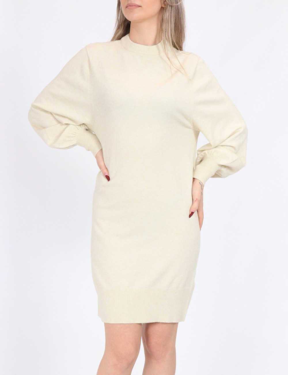 Rochie scurta Only, crem - 1 | YEO