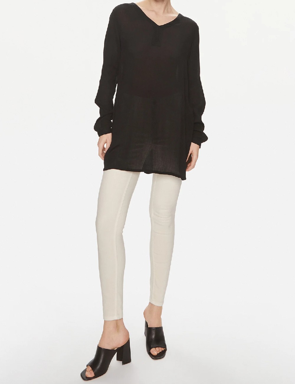 Blugi Vero Moda, crem - 1 | YEO