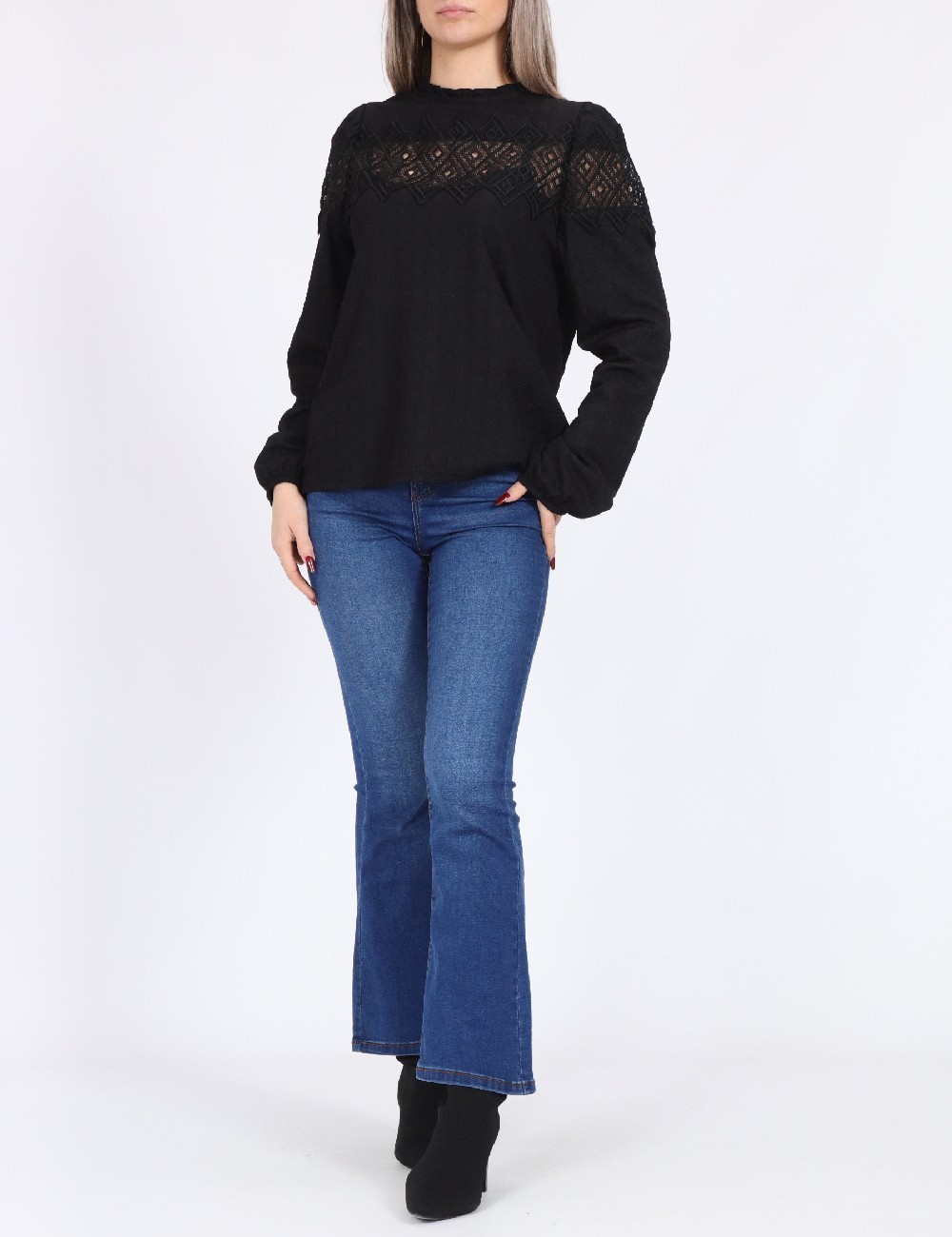 Bluza Only, negru - 1 | YEO