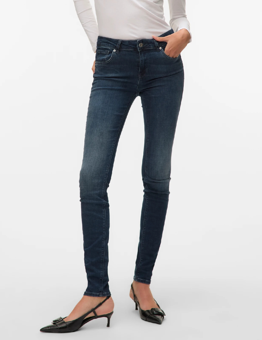 Blugi Vero Moda, bleumarin - 1 | YEO