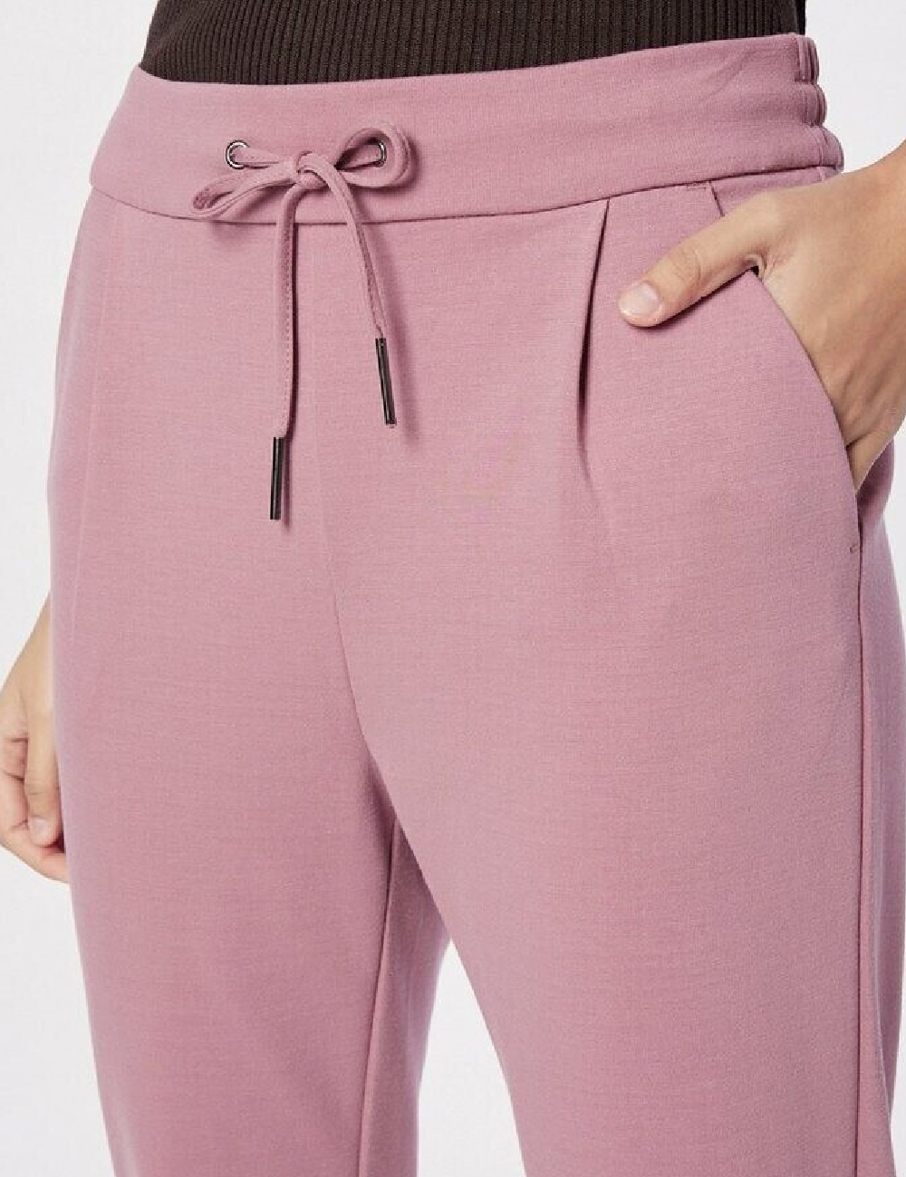 Pantaloni Vero Moda, roz pudra inchis - 1 | YEO