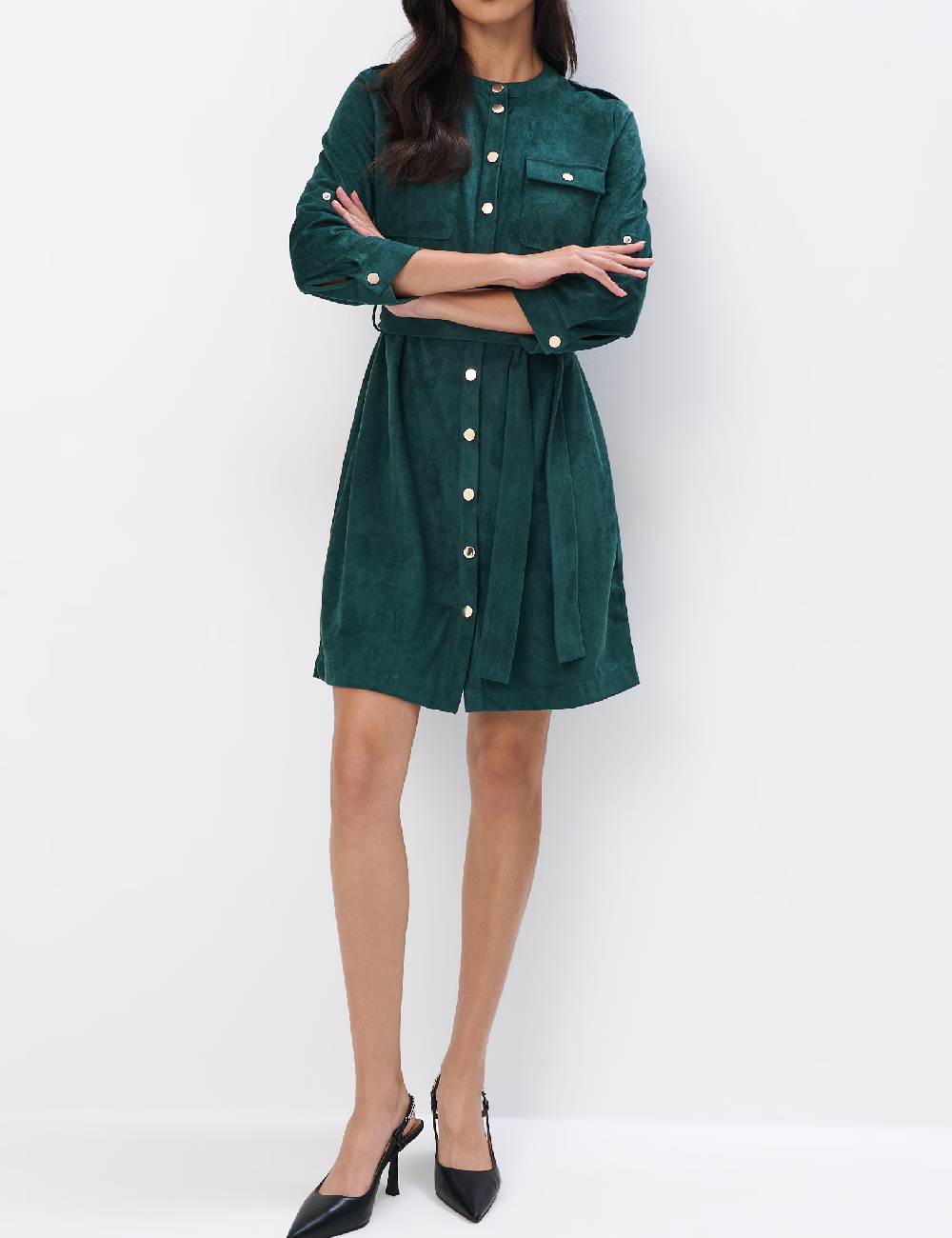 Rochie scurta Mohito, verde