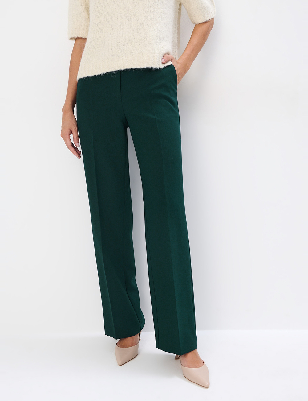 Pantaloni Mohito, verde - 1 | YEO